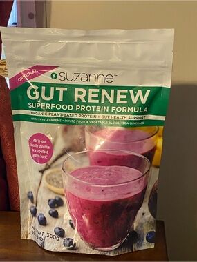 Suzanne Somers Gut Renew Original 10.58 Oz superfood protein formula